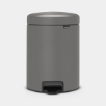 Brabantia &scaron;iuk&scaron;liadėžė NewIcon, 5 l, pilka