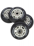 Ratukai riedučiams Nils Extreme 70mm/82A su guoliais, juodi
