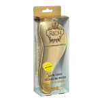 Antistatinis plaukų &scaron;epetys, RICH Satin Touch Detangling Brush Golden Glamour