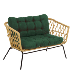 Kėdžių pagalvėlės PATIO Marocco D007-02BB žalias akrilas 95x99 cm