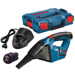 Bosch Professional GAS 12V siurblys + 2 akumuliatoriai 3,0Ah + L-BOXX - 06019E3003