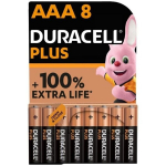 Duracell Plus Power 100 elementai, 8 vnt.