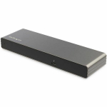 StarTech.com Ne&scaron;iojamojo kompiuterio &bdquo;Thunderbolt 3&ldquo; dokavimo stotis su dvigubu 4K rodymu ir PD 85 W (TB3DK2DHVUE)
