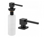 Įmontuojamas skysto muilo dozatorius Mexen Cube, 320 ml, Black