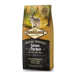 Carnilove Salmon&Turkey didelių veislių &scaron;unims, 12 kg