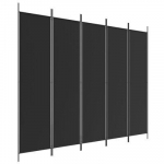 Kambario pertvara 250x200cm, juoda