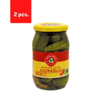 Marinuoti a&scaron;trūs agurkėliai Kėdainių, 190g x 2 vnt.