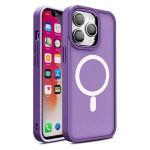 Magnetinis dėklas su MagSafe iPhone 15 Pro, violetinis