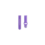 Evelatus 20 mm silikoninės kilpinės laikrodžio dirželiai (130 mm M / L) giliai violetinė