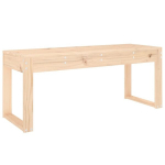 Sodo suoliukas vidaXL, rudas