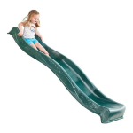 Lauko čiuožykla, žalia, 220 cm