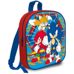 Mokyklinė kuprinė Sonic The Hedgehog, mėlyna