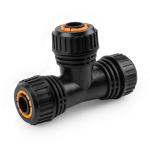 Tri&scaron;akis žarnų jungtuvas 3/4" Bradas BLACK LINE