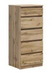 Komoda BRW Tetrix, ruda