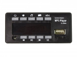 Muzikinis skydelis elektromobiliui, maitinamam A011 24V baterija Lean Cars