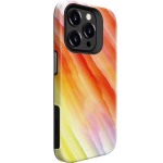 Evelatus iPhone 15 Pro Armor Case TPU + PC Spausdinta Dizainas Geltona-Oranžinė