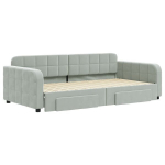 Sofa-lova vidaXL, 100x200 cm, pilka