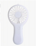 Ne&scaron;iojamas USB mini ventiliatorius baltas