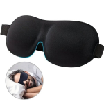 3D miego kaukė unisex, juoda