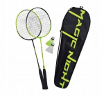 Badmintono rinkinys Talbot Torro Magic Night LED, 2 vnt, juodas/žalias