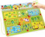 Interaktyvus žaidimas Montessori magnetinis labirintas Homcent