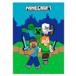 Vaiki&scaron;kas pledas Minecraft, 100x140 cm