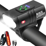 Dviračių &scaron;viesų rinkinys Bike Light, juoda