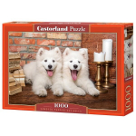 Dėlionė Castorland Samoyed Puppies Say Hello, 1000 d.