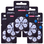 Varta Power One Evolution p675 (PR44) klausos aparato baterijos 5x6 vnt., 30 vnt.