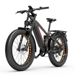 Elektrinis dviratis Dukawey Silvertip8 26'', pilkas