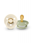 Čiulptukai Bibs Colour Symmetrical, Ivory/Sage, 0-6 mėn, 2 vnt.
