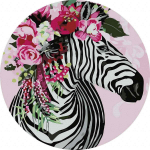 Tapyba pagal numerius - Fantastinis zebras - Jūsų hobis