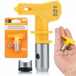 Dažymo antgalis Rosfix Ultra Spray 521 &ndash; Pur&scaron;kimo plotis 25 cm, Atsparus tirpikliams, Skylė 0.021''