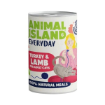 Animal Island Everyday kačių konservai su kalakutiena ir ėriena, 400 g