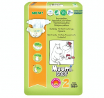 Sauskelnės Moomin Baby Mini (2) 3-6 kg, 58 vnt.