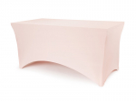 Spandex banketinė staltiesė, sena rožė, 183x76x74 cm