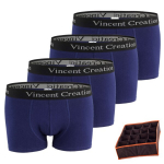 Vyri&scaron;ki apatiniai organizatoriuje, mėlynos, 4 vnt.