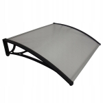 Stogelis vir&scaron; durų Metal-gum, 100x80 cm, juodas