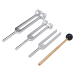 Music CD's/DVD's,Pcs Aluminium Alloy Tuning Fork Set 128 256 512Hz Body Tuning Forks with Hammer for Sound Healing,