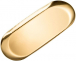 Storage shelves,Jewelry Organizer Tray | Stainless Steel Oval Vanity Tray for Rings, Earrings, Necklaces, Bracelets - Gold,