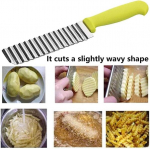 Kitchen tools,Stainless steel corrugated potato cutter vegetable cutter, french fries cutter potato,