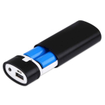 Maitinimo bankai, 18650 įkraunamų baterijų dėžutė, &bdquo;pasidaryk pats&ldquo; daugiafunkcinė dvigubo USB įkrovimo lobis LCD ekrano mobilioji maitinimo dėžutė, juoda