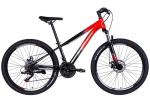 MTB dviratis Mars 26&Prime;, 145&ndash;170 cm, 21 pavara, Juoda/Raudona