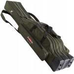 Mikado 12003G standus trijų skyrių me&scaron;kerių dėklas, 160 cm, pamink&scaron;tintas, žalias