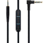 Qc35 II Qc25 Qc45 kabelio laidas Bose Quietcomfort 45 35 25 Ausinės Inline Mic / garsumo nuotolinio valdymo pultas / mikrofonas Walkbee