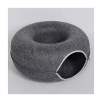 Katės lova Donut Tunelinė lova 50cm - Grafitas