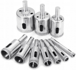 Deimantinių Grąžtų Rinkinys Gres Porcelianinės Keramikos Renovacijos Darbams 10 Vnt.