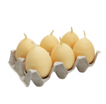 Velykinis žvakių rinkinys, 6vnt, D4.5 H6cm
