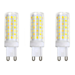 Hetang Yuese G9 LED lemputės, 5 W lygiavertė 50 W halogeninė lempa, &scaron;altai balta 6000 K 500 LM Nepritemdoma kintamoji srovė be mirgėjimo 220&ndash;240 V lubų ap&scaron;vietimui, miegamojo svetainės virtuvės sodas, 6 vnt. pakuotė [E energijos klasė]