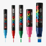 UNI POSCA žymeklių rinkinys akriliniai rotuliukai PC-1M,3M,5M,8K,17K spalvos - PC-1M 28 spalvų mi&scaron;inys